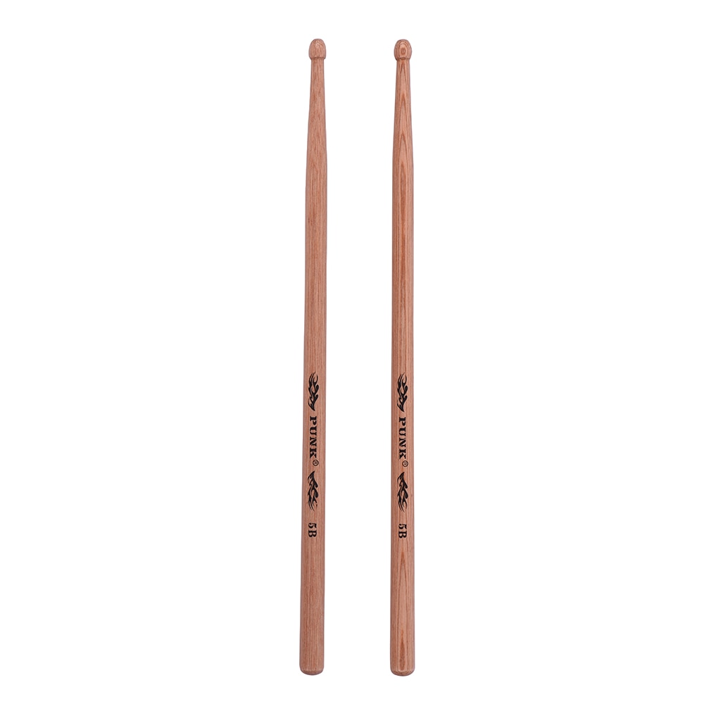 Een paar 5A/5B/7A Standaard Drumsticks Hickory Hout Drumstokken Percussie Drum Set Accessoires