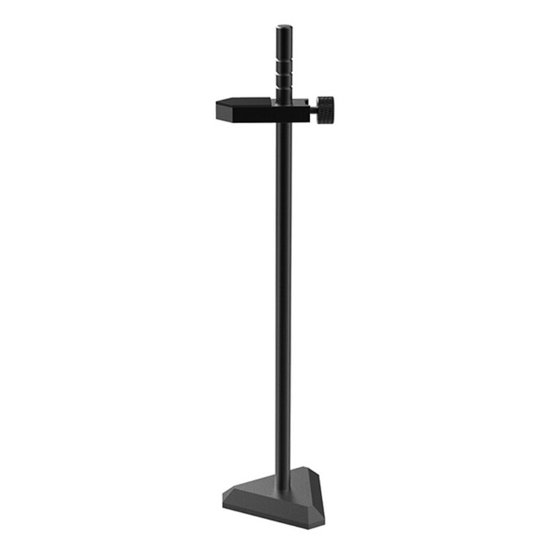 190mm magnetische basis aluminiumlegering grafische kaarthouder desktop videokaartstandaard gpu-ondersteuning hoofdtelefoonbeugel gaming: Zwart