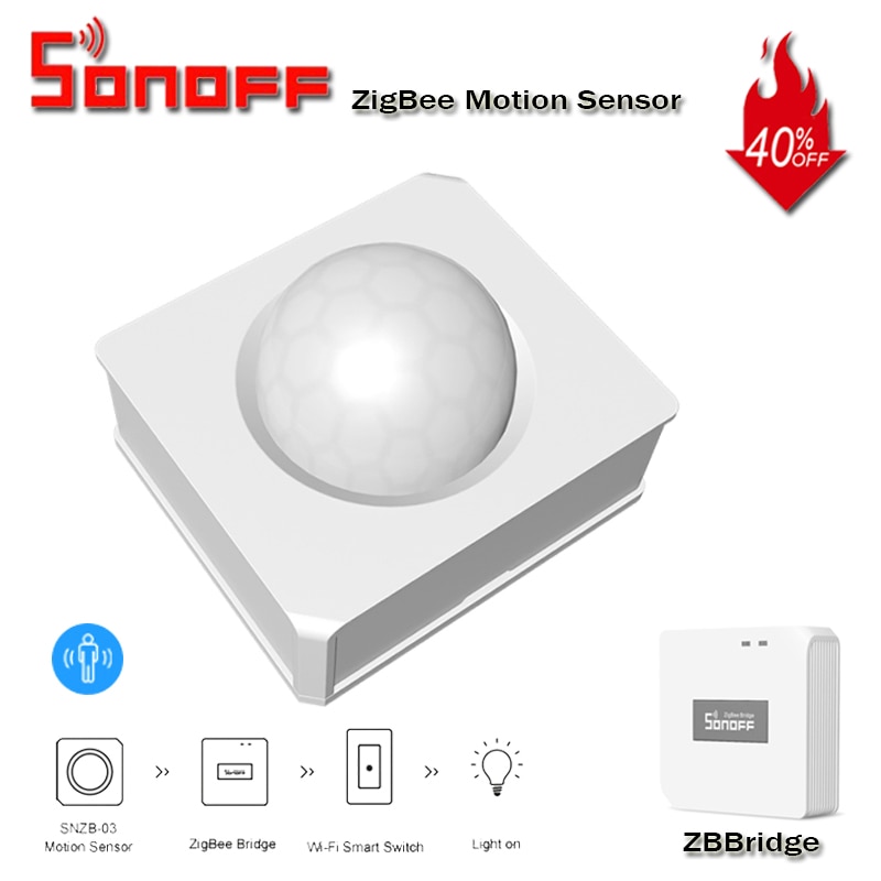 Sonoff SNZB-03 Zigbee Motion Sensor Detect Motion Trigger Alarm Alert Notifaication Werkt Met Zigbee Brug Smart Home Security