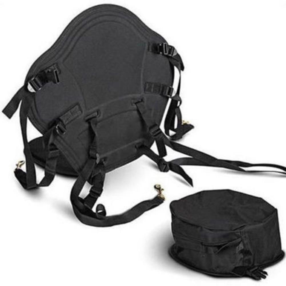 HiMISS Verstellbare, Gepolsterte Kajak Sitz mit Lagerung Tasche Kanu Rückenlehne Treiben Kissen Kajak Sitz neopren 600D polyester