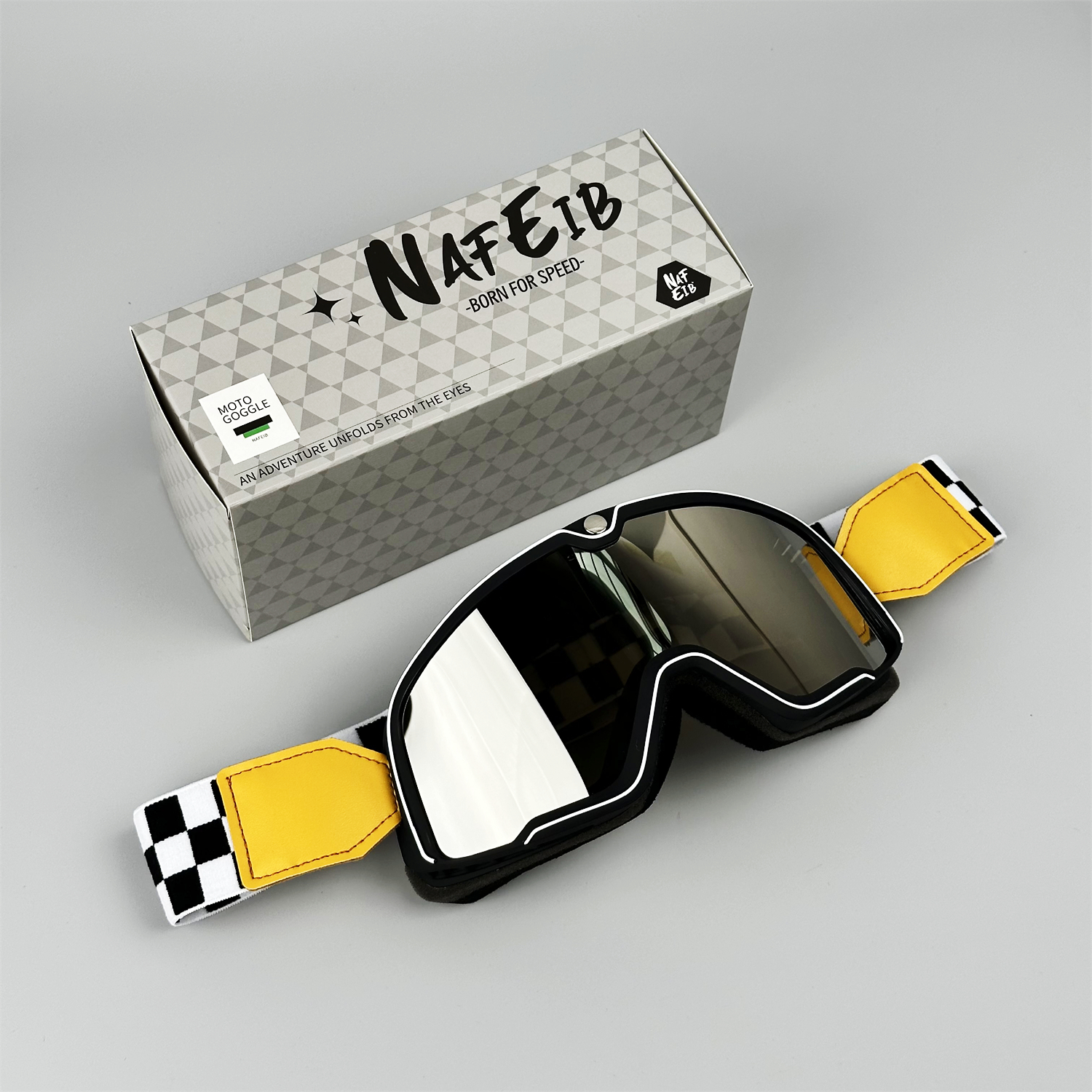 Bikers Retro Motorbril Bril Vintage Moto Klassieke Bril voor Pilot Style Steampunk ATV Bike Koperen Helm