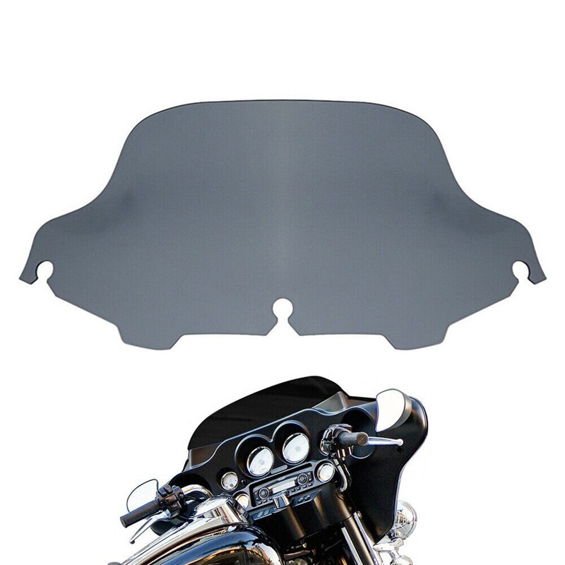 Parabrisas con ondas de humo de 8 pulgadas, accesorio para Touring Street Glide/Electra Glide/triglide FLHT FLHX FLHTCU FLHTC