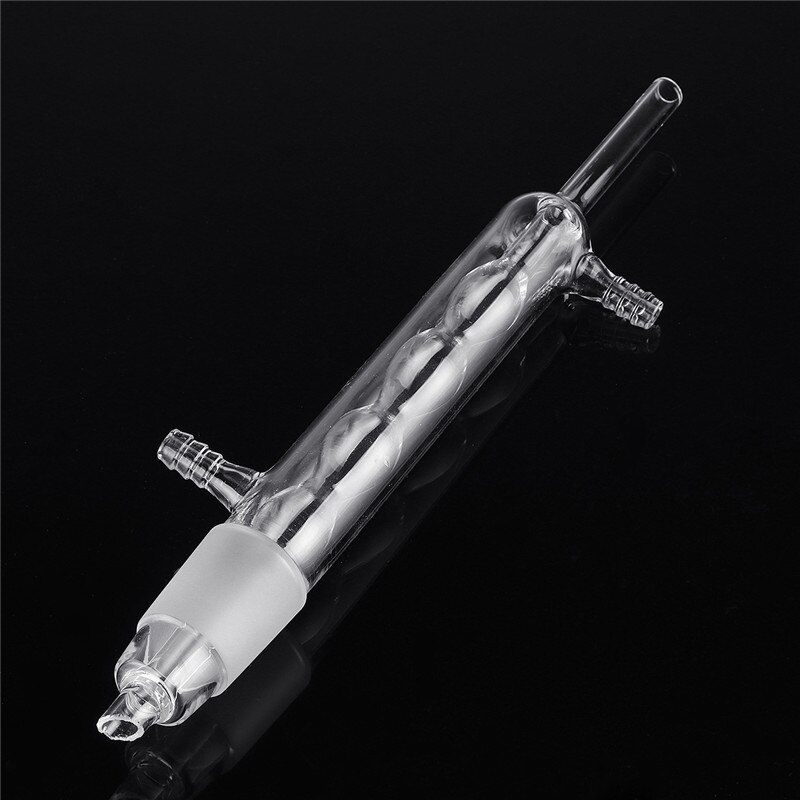 60ml Lab Chemistry Glass Soxhlet Extractor Condenser Set with 24/29 Flat Bottom Flask 225MM 29/32 Tube Lab Glassware Kit