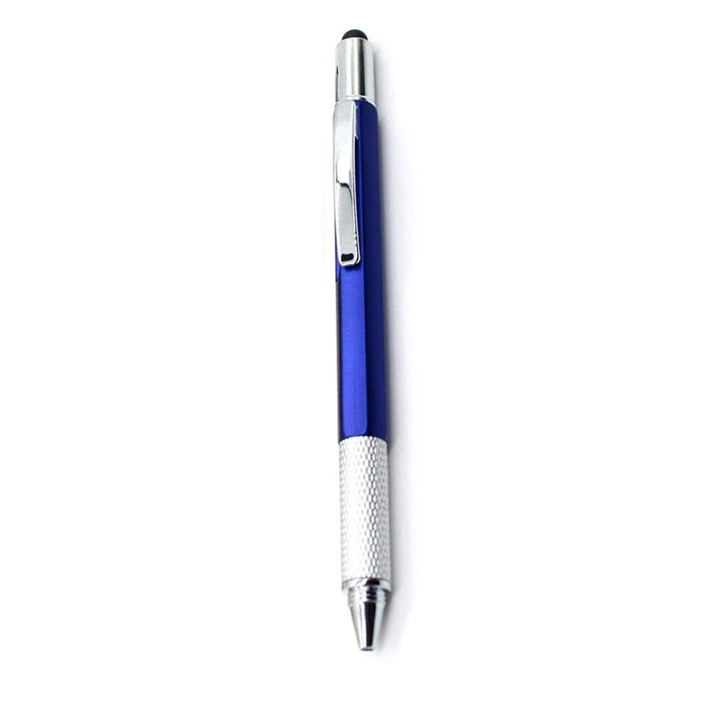7 in 1 multifunction ballpoint pen with Modern handheld measure tool screwdriver to technical stylus screen ruler P3Q3: D