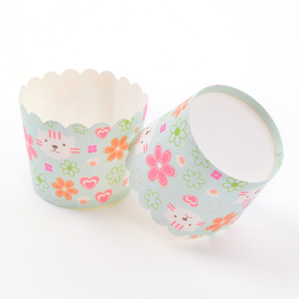 50pcs/set Muffin Cup Multicolor Cupcake Baking Cup Styling Case Muffin Cake Cup Cupcake Maker Paper Molds Kitchen Cake Tools: F