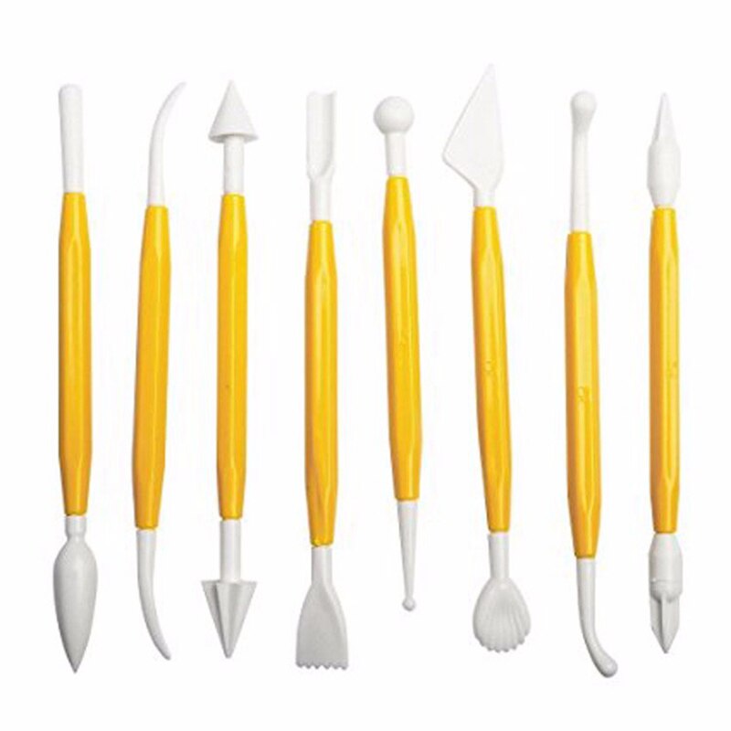 4 Sets (11Pcs) Fondant Cake Decorating Modeling Gereedschap/Fondant Maken Gereedschap