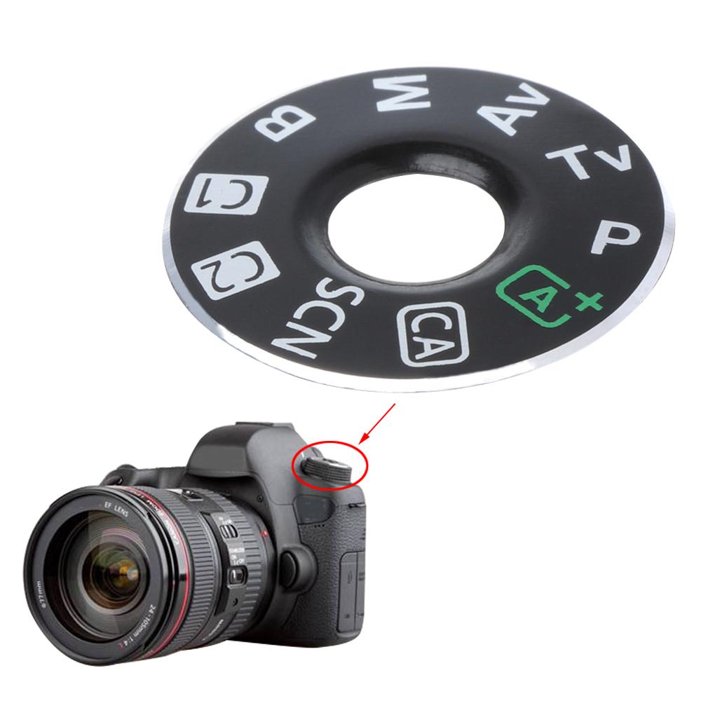 Función de cámara Dial modo interfaz Cap Botón de reparación de piezas para Canon EOS 6D