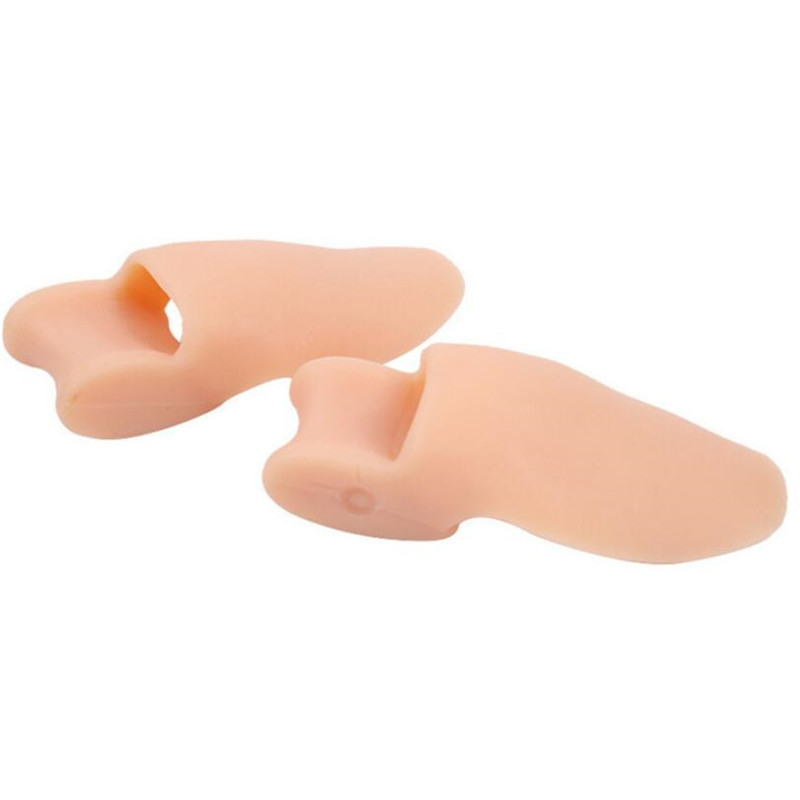 1 paar Silikon Zehen Separator Ballen Knochen Ektropium Erzähler Zehen Außen Gerät Fuß Pflege Werkzeuge Hallux Valgus Korrektor