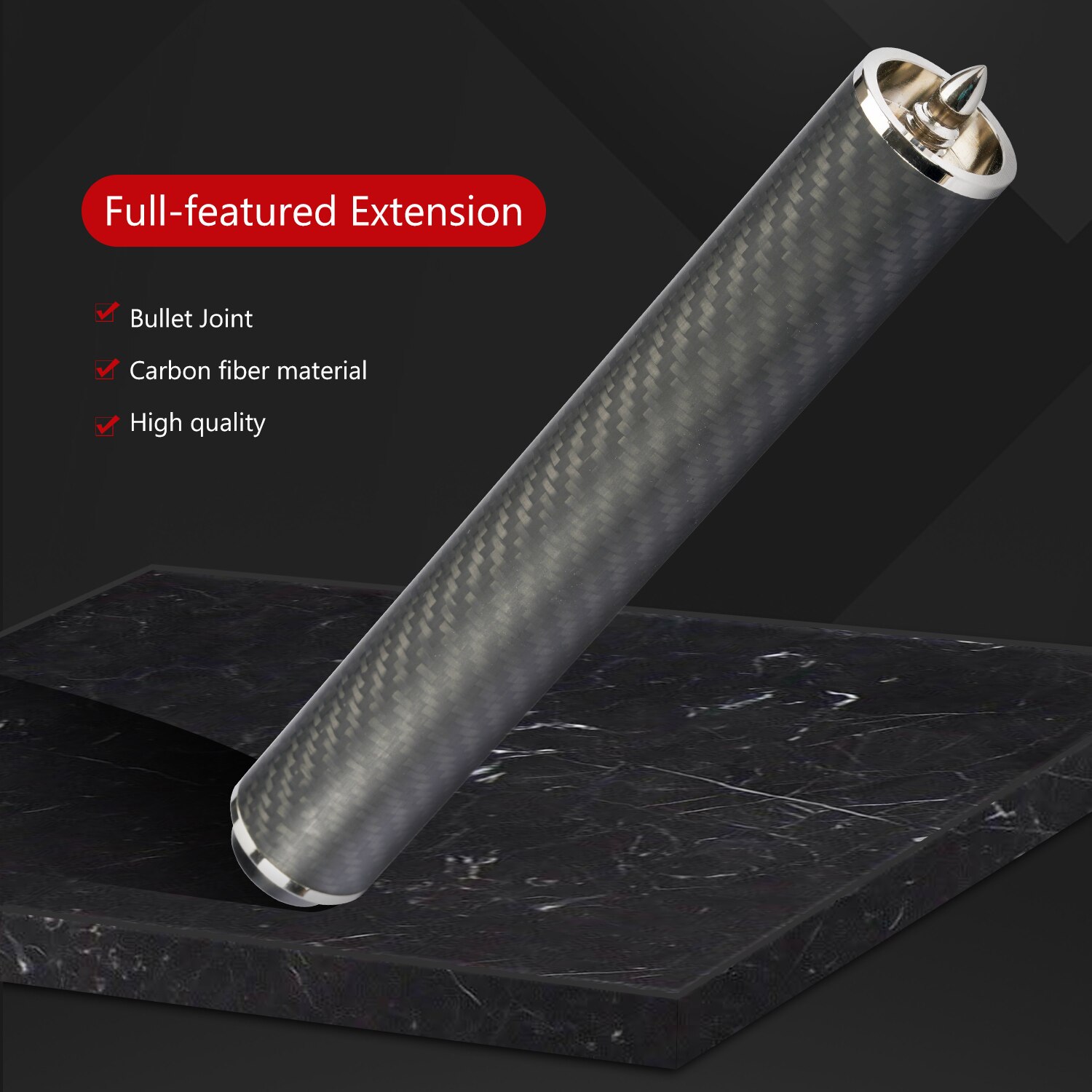 Billiards Carbon Fiber Extension for Mezz Predator Mit FURY KONLLEN HOW PERI Jflowers Cue Extension Billiard Accessories