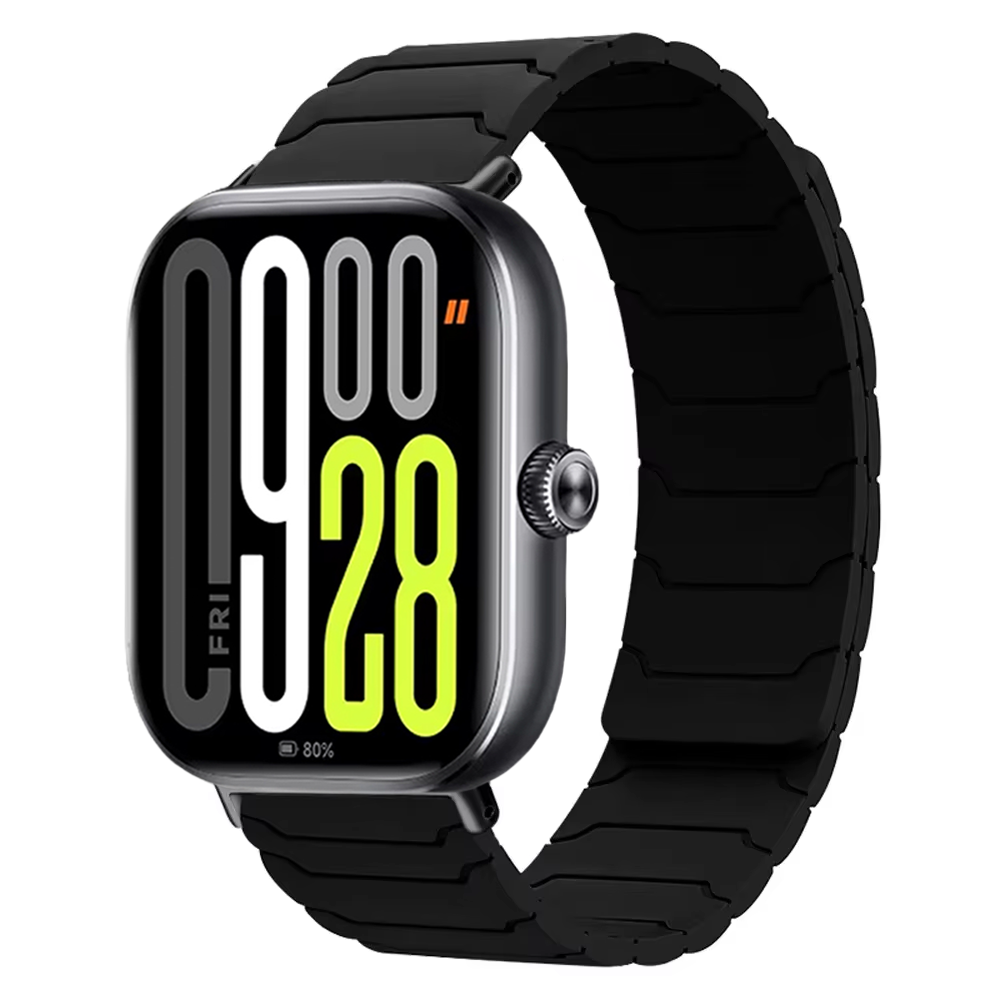 Bracelet en Silicone souple pour montre Redmi 5/4, magnétique, confortable, de remplacement, Xiaomi MiBand 9 Pro/8 Pro