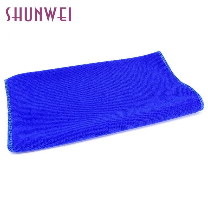 Bil-styling mikrofiberklude bilvask praktisk blå blød absorberende vaskeklud bilpleje  td28: 1 stk