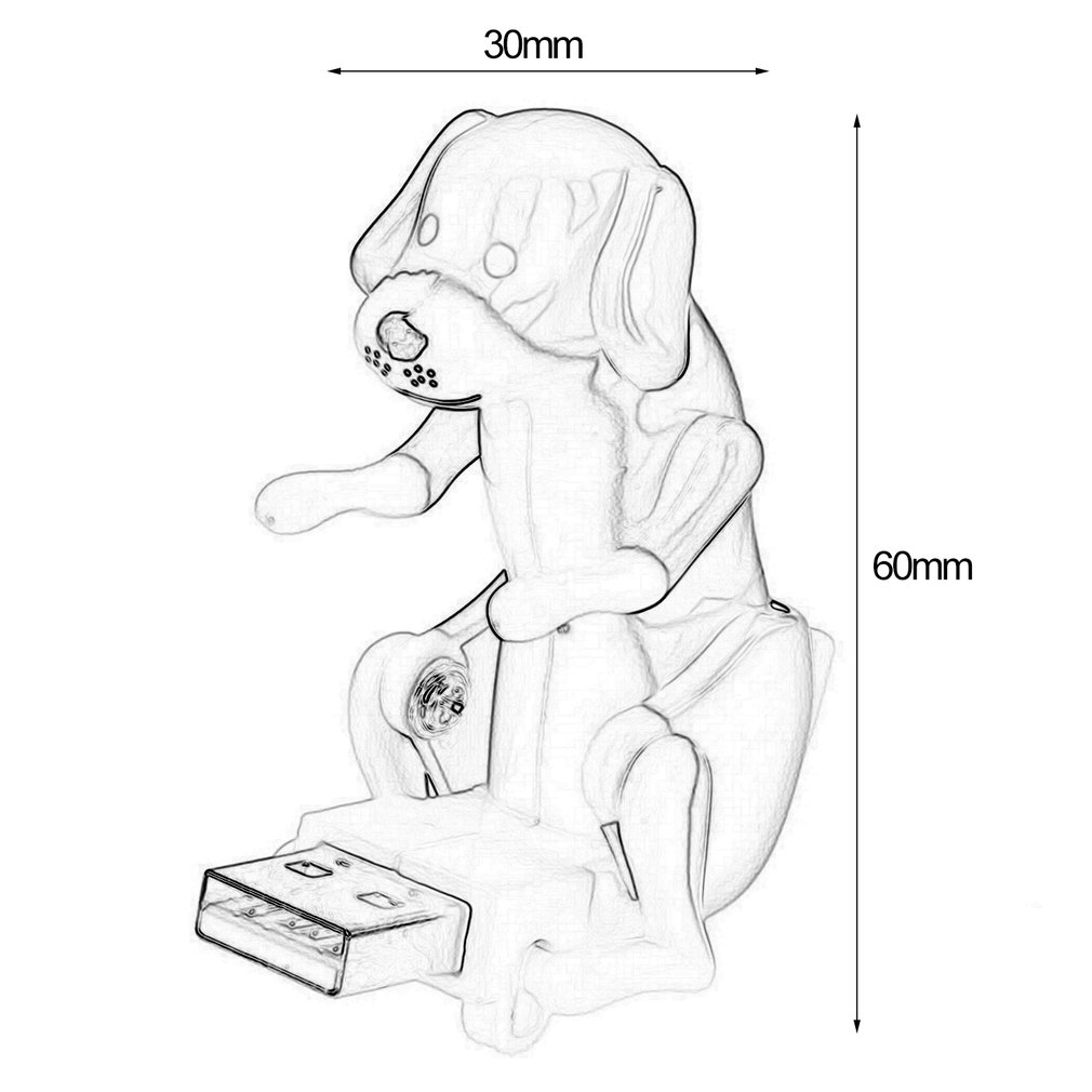 Portable Mini Cute PC USB Gadgets Funny Humping Spot Dog Rascal Dog Toy Relieve Pressure Toy for Office Worker