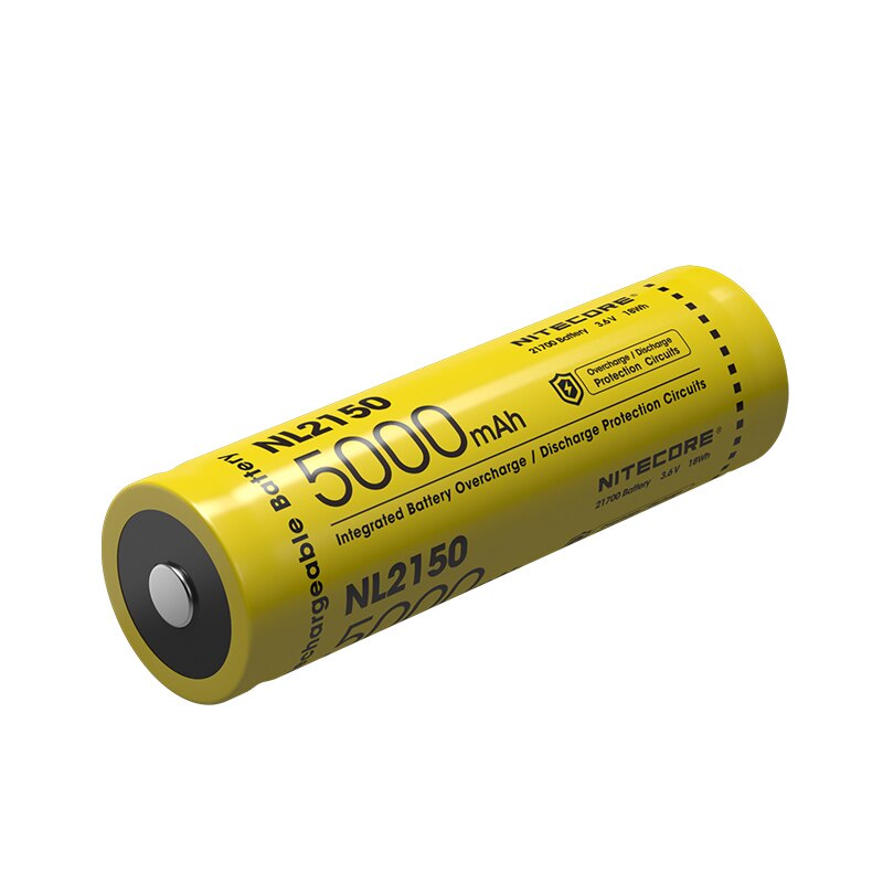 NITECORE NL2150 21700 Li-ion batterie Rechargeable 5000mAh 3.6V 18Wh batterie intégrée décharge de surcharge Circuits de Protection