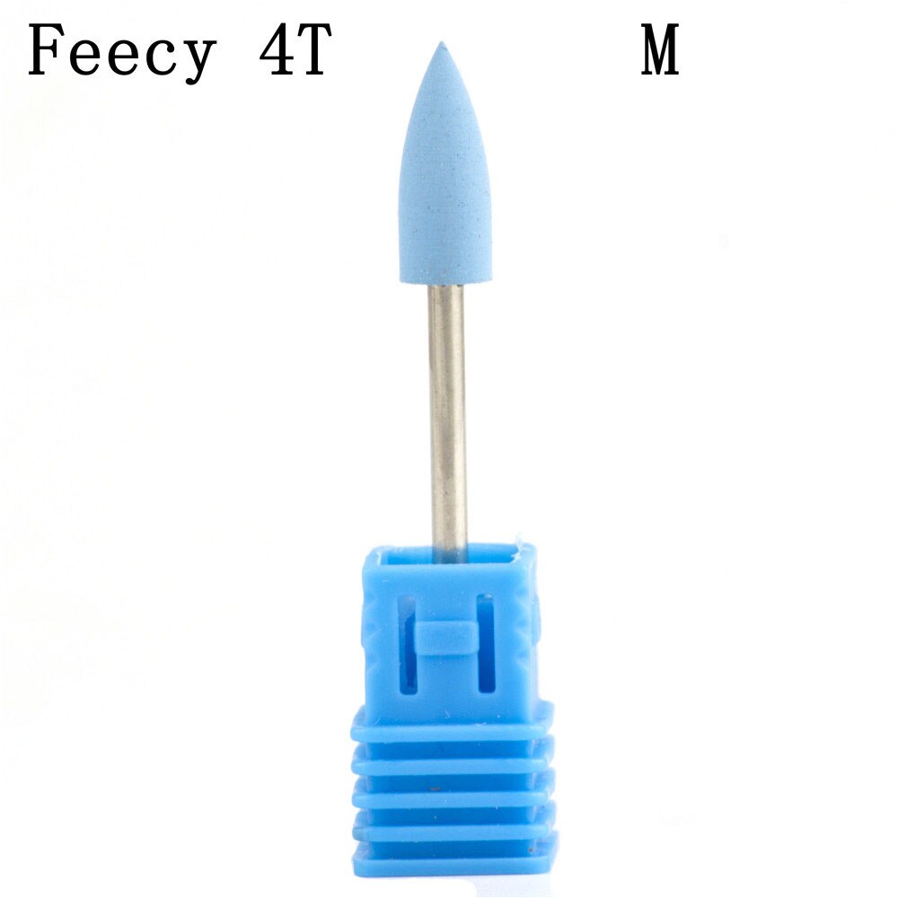 Boule caoutchouc ongles forets pierre céramique fraisage corindon coupeurs brosse électrique Machine rotative vernis manucure outils fefairy 4T: Feecy 4T M