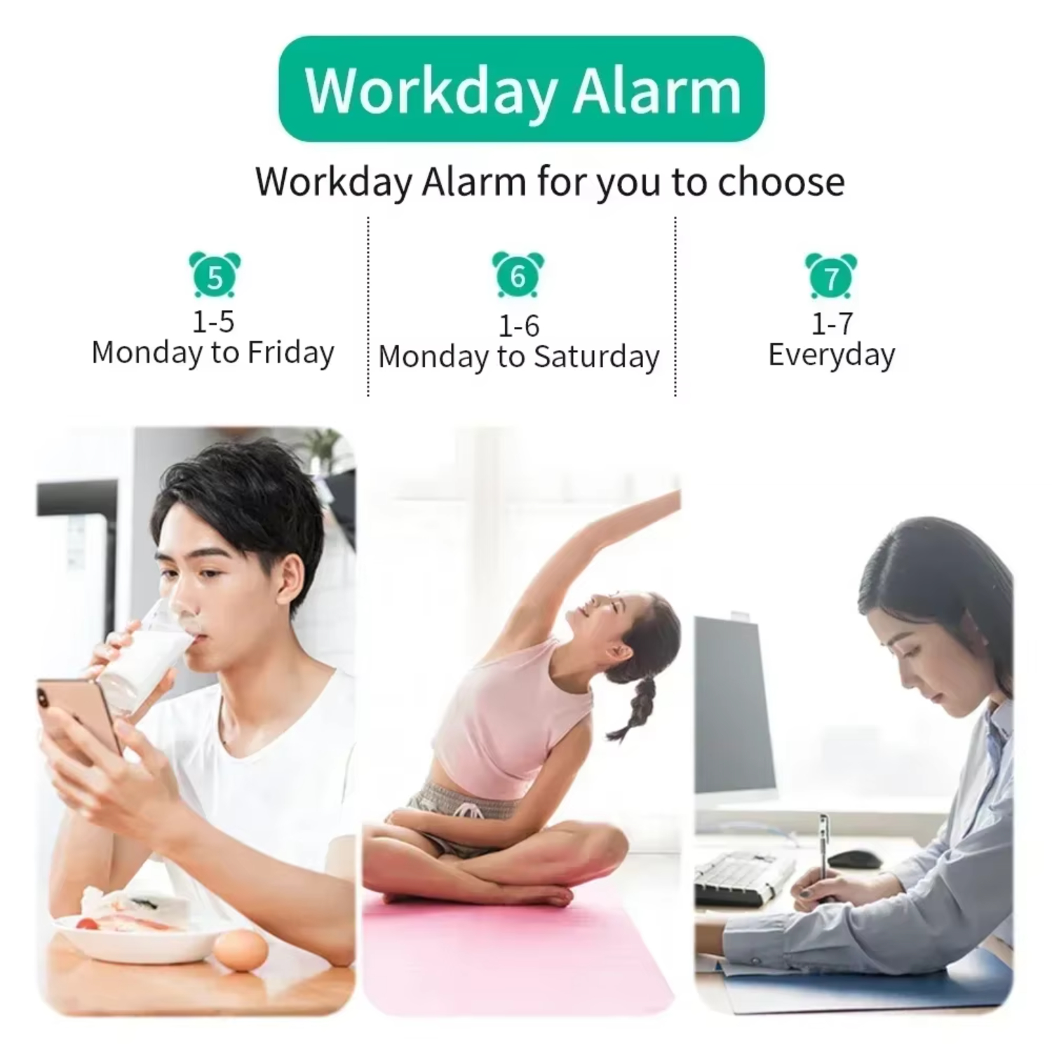 180° Rotation Projection with Time Temperature Digital Snooze Table Clock 12/24H USB Projector Clock Reloj de pared luminoso