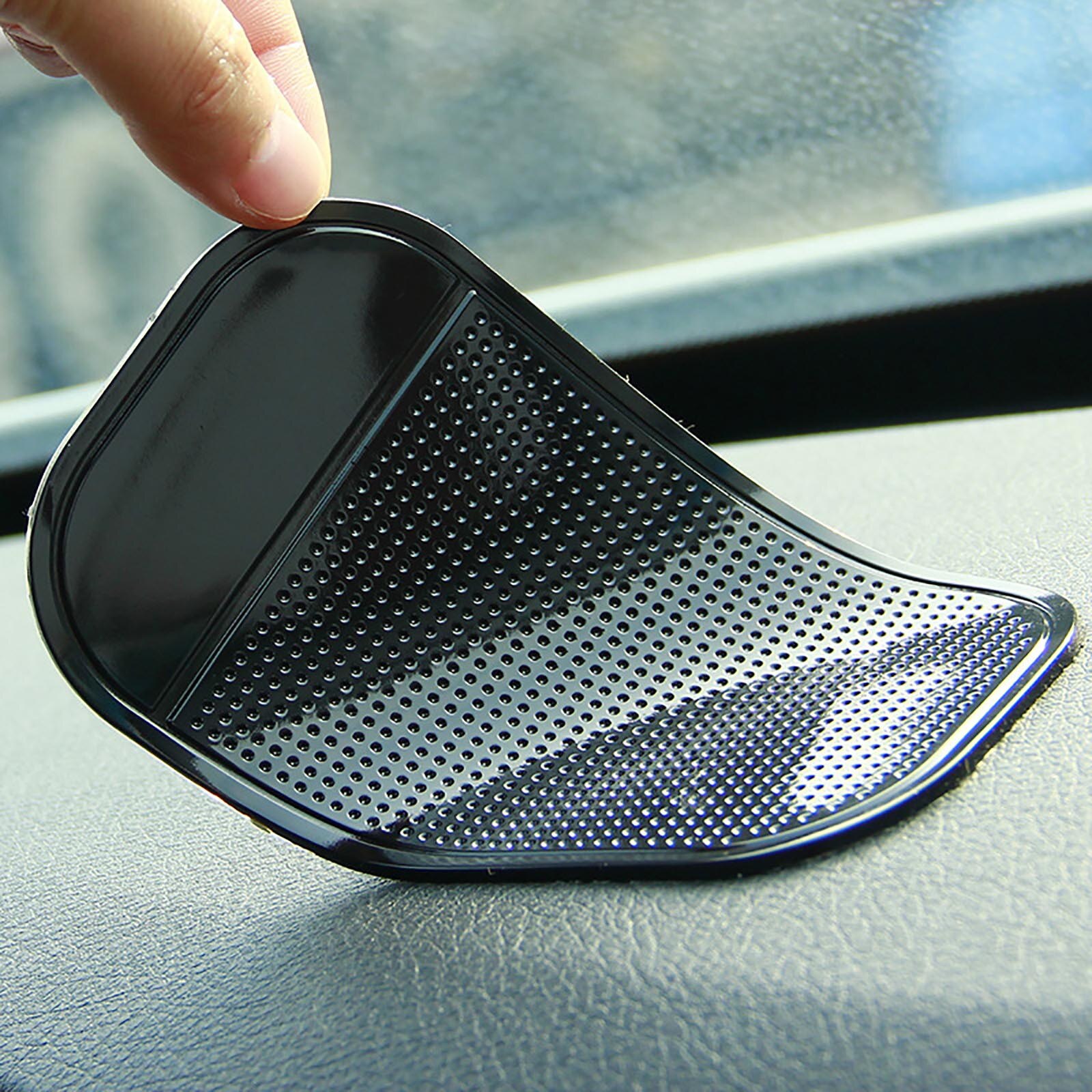 14X8Cm Auto Dashboard Sticky Anti-Slip Pvc Mat Auto Antislip Kleverige Gel Pad Voor telefoon Zonnebril Houder Auto Styling Interieur