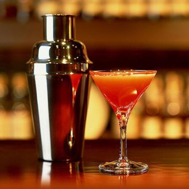 Cocktail Shaker Stainless Steel Cocktail Mixer Wine Martini Drinking Style Shaker For Party Bar Tool