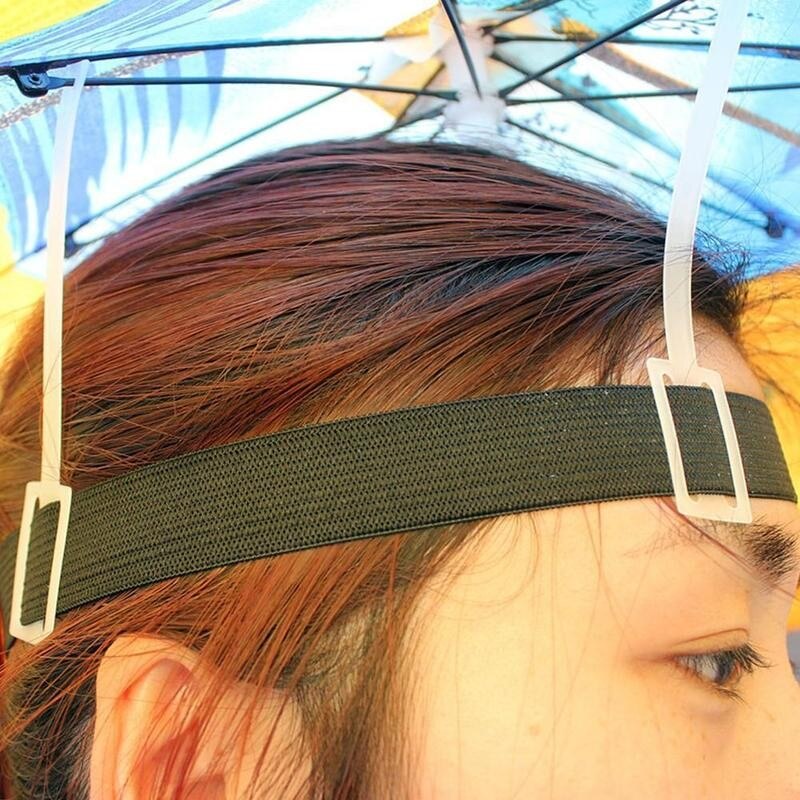 Sombrilla plegable de para el sol, gorro para la cabeza de pesca, gorras para exteriores, Golf, Camping, Anti-Sol, N8G2, 1 Uds.