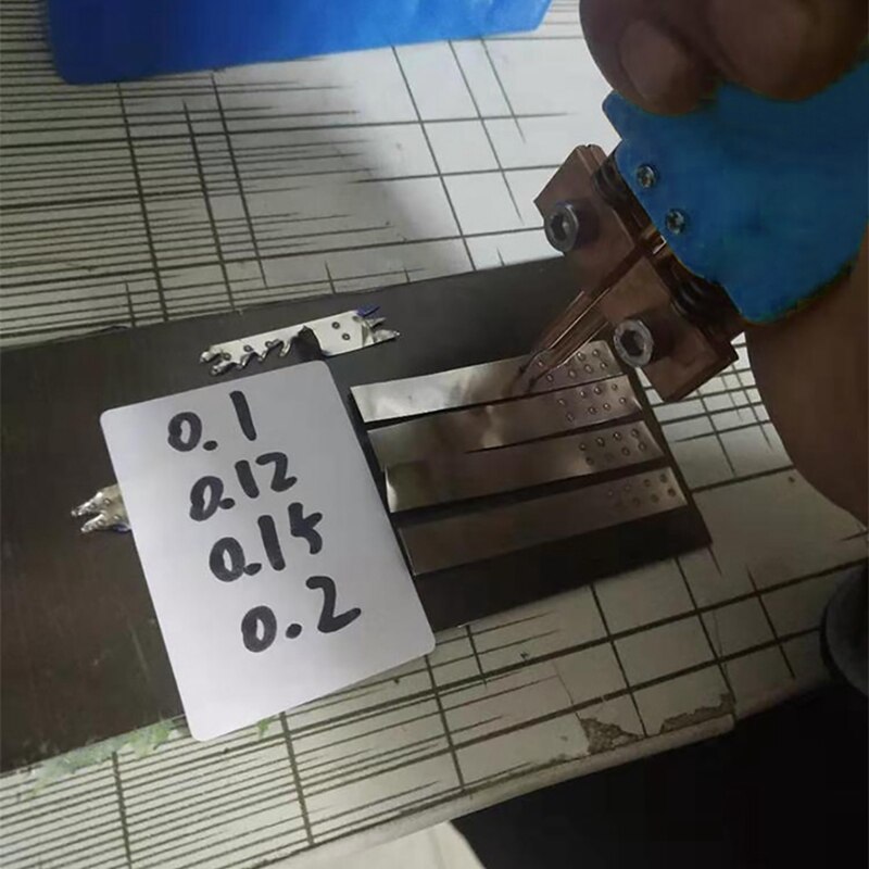 DIY Automatic Integrated Hand-Held Spot Welding Pen Trigger Built-in Switch Blue