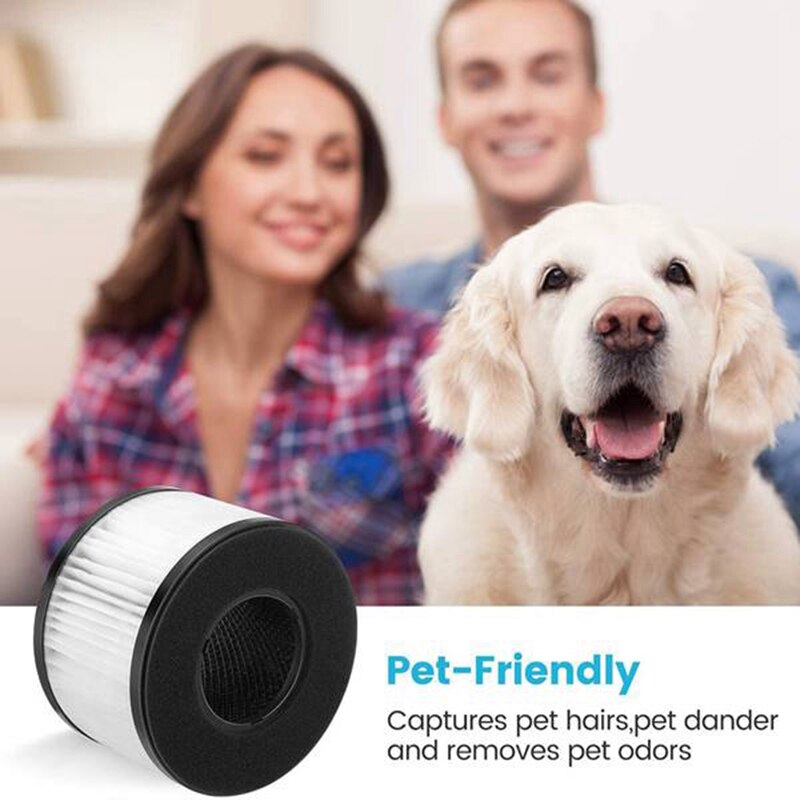 4 Pcs 3In1 HEPA Air Filter Replacement Elements,Suitable for Partu BS