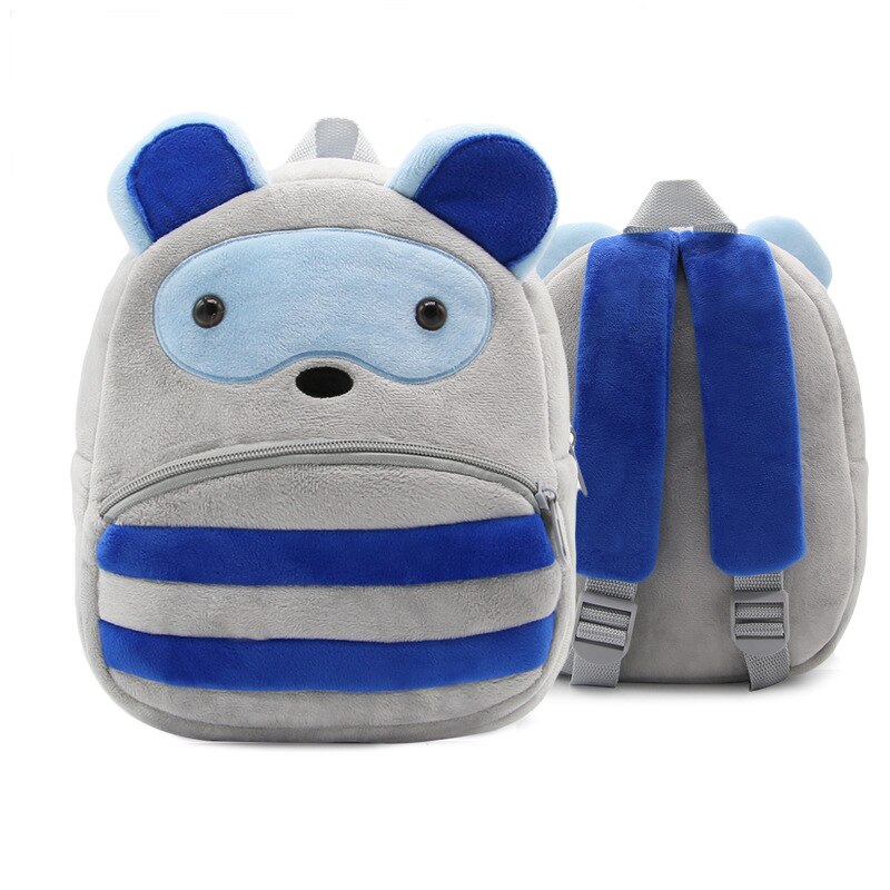 Kinderen Peuter Voorschoolse Rugzak Pluche Dier Cartoon Kids School Satchel Reizen Schooltassen: 20