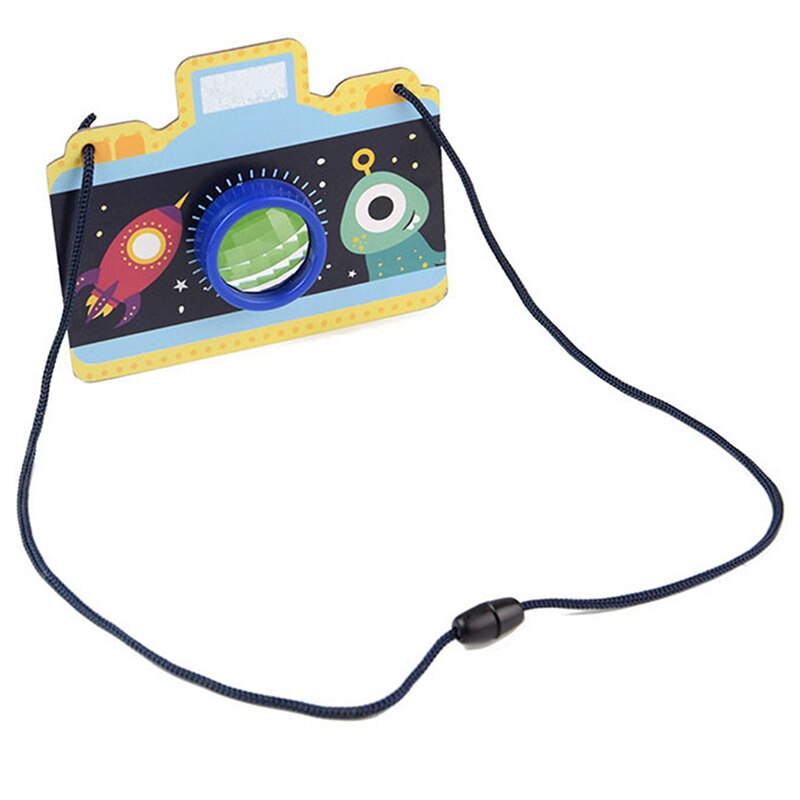1Pcs Cartoon Kamera Kaleidoskop Multi-prisma Vielseitig Biene Auge Wirkung Spielzeug kinder Tag LXX