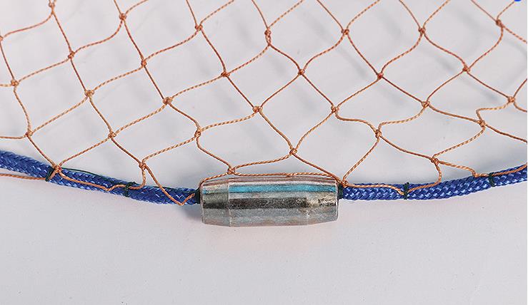Multifilament line med søkke usa støpt garn fangst fisk nettverk utendørs håndkast fiskegarn liten netting garn