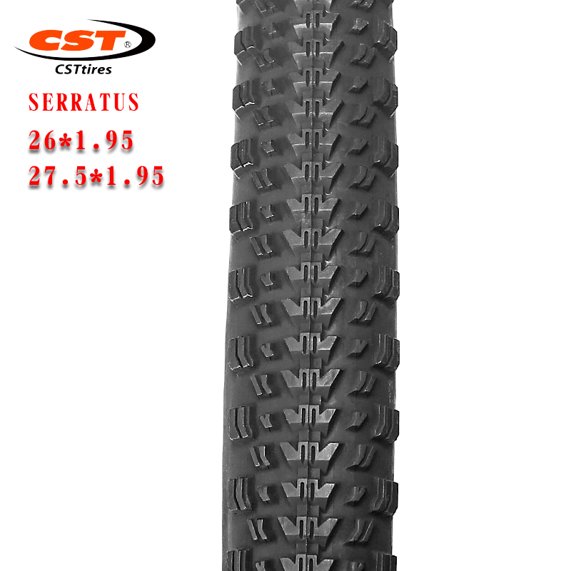 CST Serratus-neumático de bicicleta de montaña C1955, 26, 27,5 pulgadas, alambre de acero EPS resistente a puñaladas, 26x1,95, 27,5x1,95, 60TPI