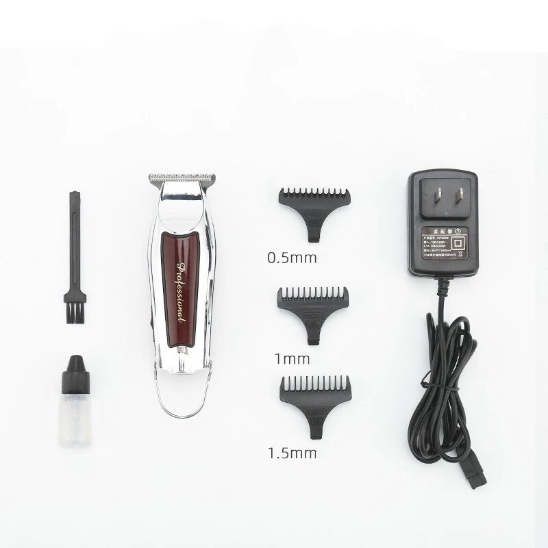 100-240v máquina de cortar cabelo profissional aparador de cabelo elétrico poderoso máquina de corte de cabelo barba navalha elétrica: 01