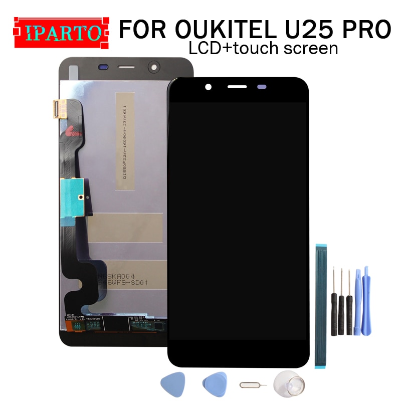 5.5 cala dla OUKITEL U25 zawodowiec wyświetlacz LCD + montaż digitizera ekranu dotykowego 100% oryginalny nowy LCD + dotykowy Digitizer dla U25 zawodowiec