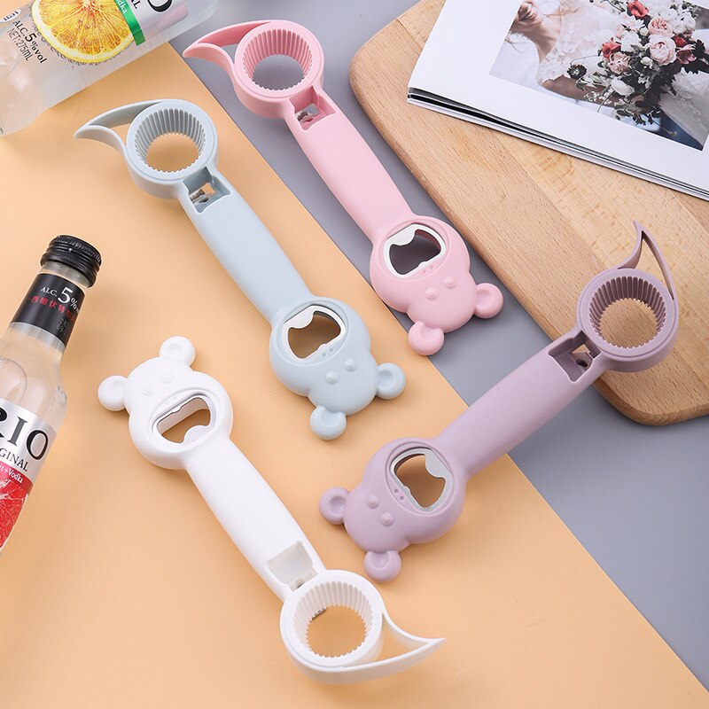 Household Multifunctional Bottle Opener, Safe Non-slip, Labor-saving Canned Bottle Capper, Kitchen Gadget