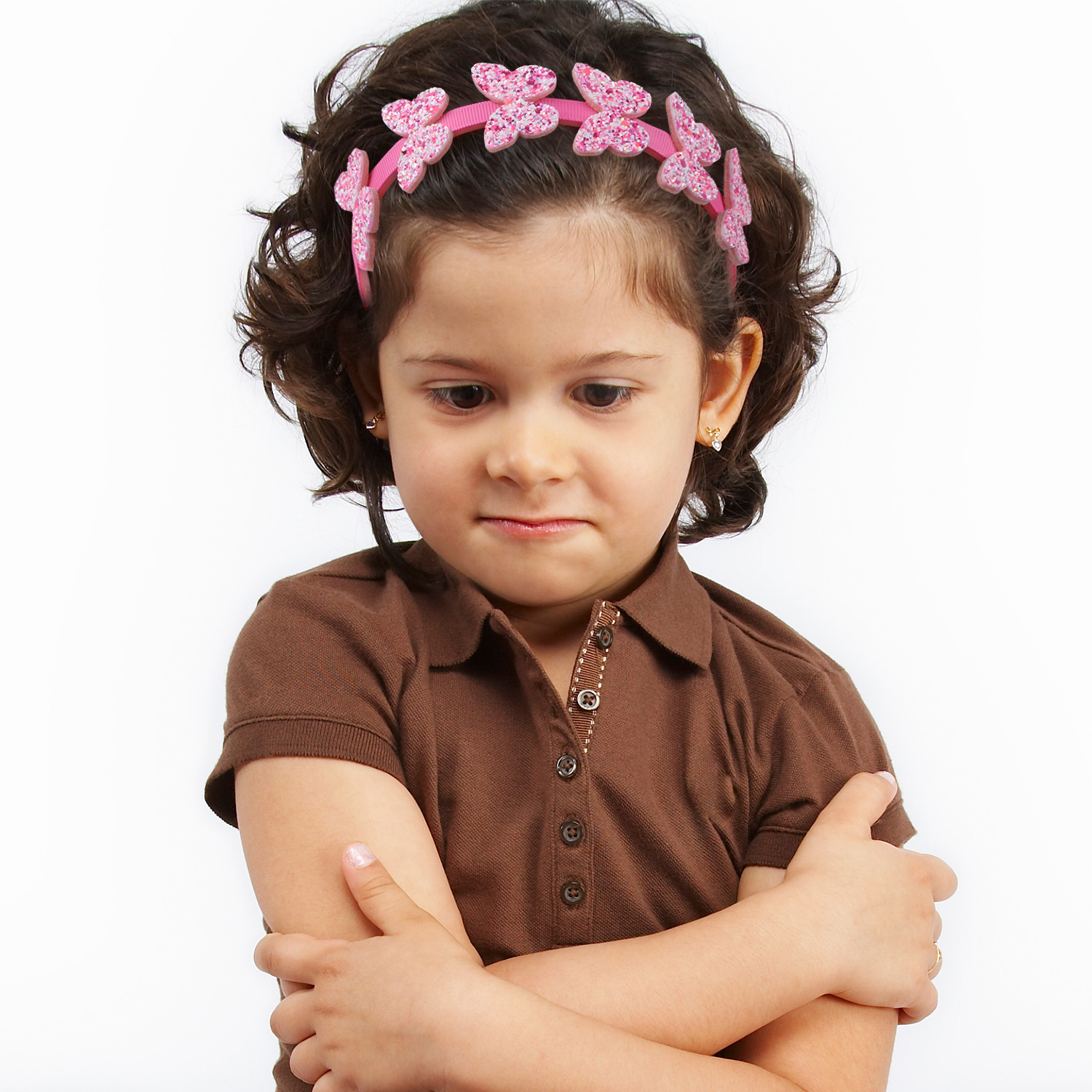 Diademas de mariposa para niñas, diadema brillante con forma de mariposa, diademas con dientes de plástico, accesorios para el cabello para niñas y niños