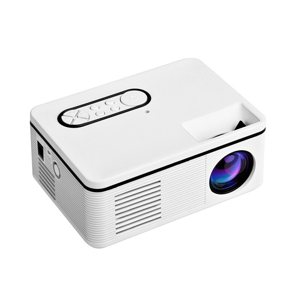 S361 bærbare mini led-projektorer hdmi støtter  hd 1080p videospillere hjemmemediespillere innebygd høyttaler lesbar u-disk: Au plug