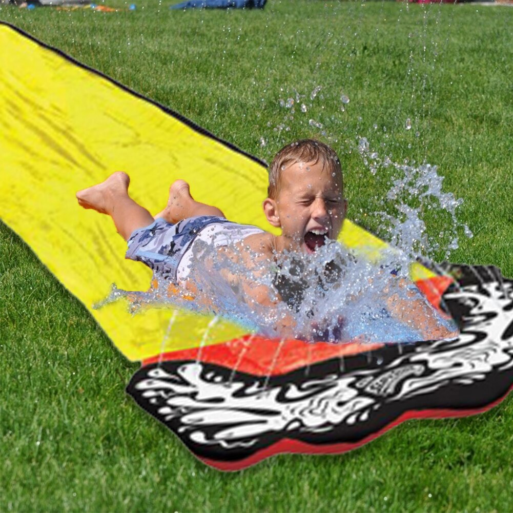 Pvc Achtertuin Zomer Water Games Speelgoed Gazon Gras Glijbanen Zwembaden Voor Kinderen