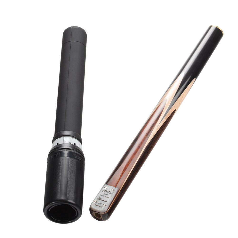 Cue Extension Extender for Pool Cue or Snooker Cue Black White Durable Non Slip Universal Extension Billiards Accessories