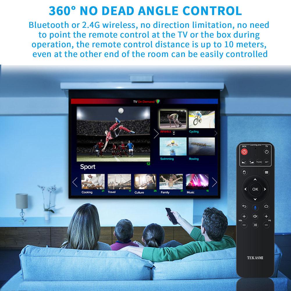 Inteligentny Pilot AI Q9 - 2.4GHz/Bluetooth - Mini Bezprzewodowa Mysz Powietrzna do TV