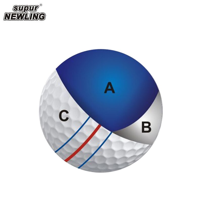 Nouvelles balles de Golf Supur Newling, Triple piste longue Distance, 3 pièces, 3 lignes, 12 pièces, , directe