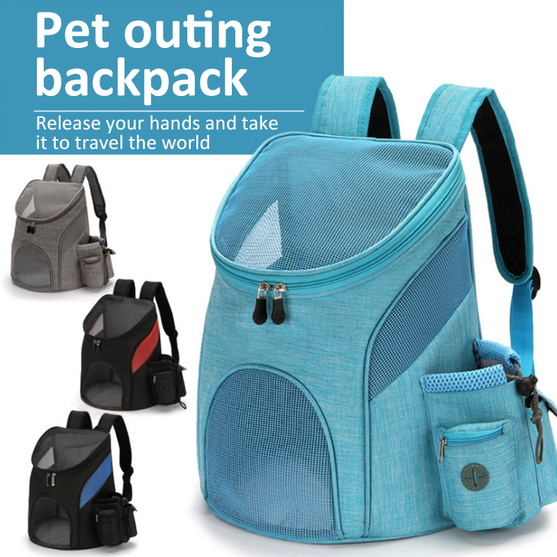 Mochila transpirable multifunción Para transportar gatos y perros, Mochila de viaje Para exteriores, Mochila Para Gato