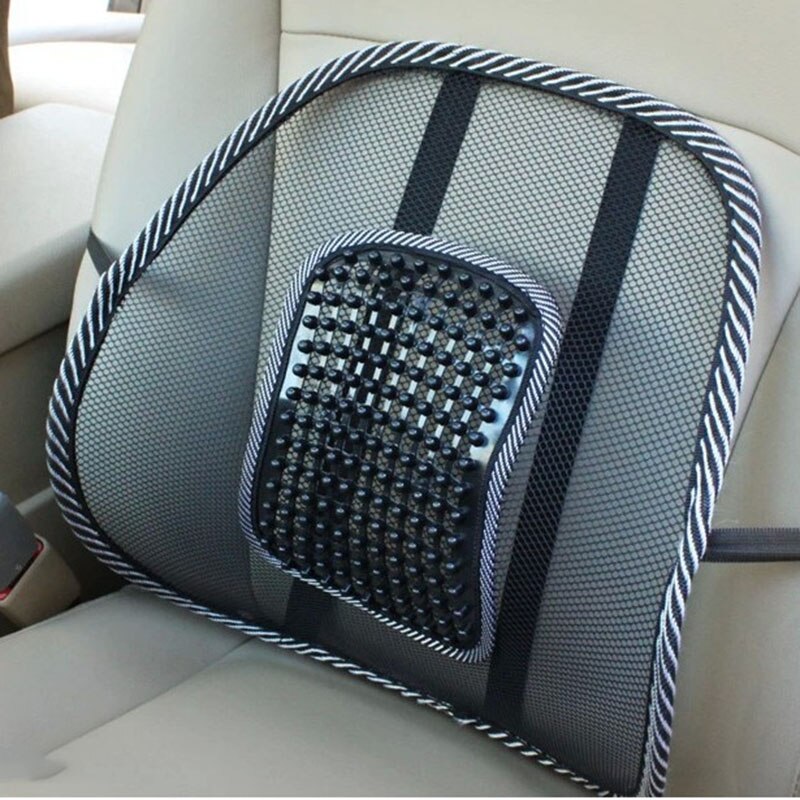 Chair Back Support Massage Cushion Mesh Relief Lumbar Brace Car Truck Office Home Cushion Seat Chair Lumbar Back Support Chair