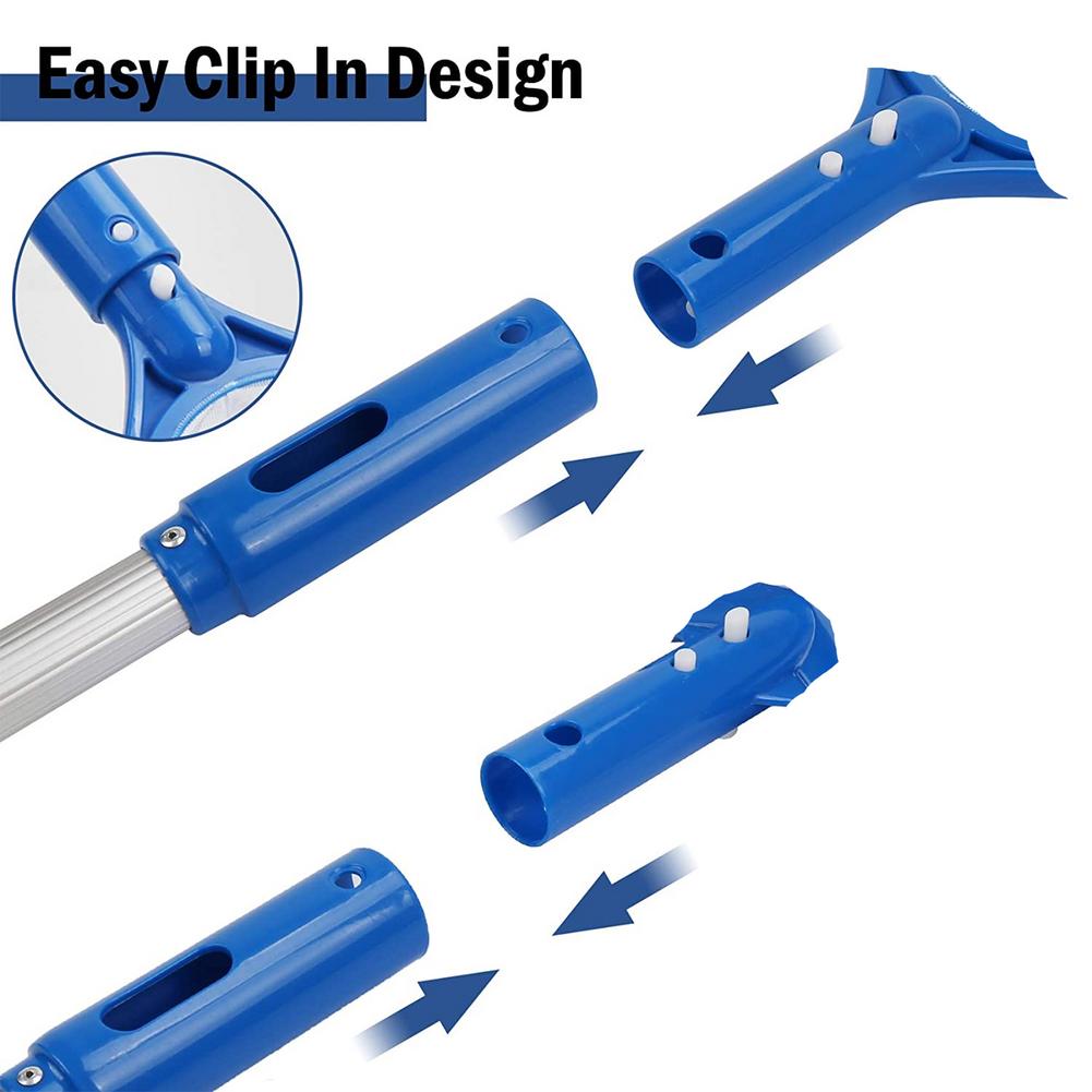 Sturdy Aluminum Telescopic Swimming Pool Pole Adjustable Pool Pole Adjustable Pool Pole Accessories