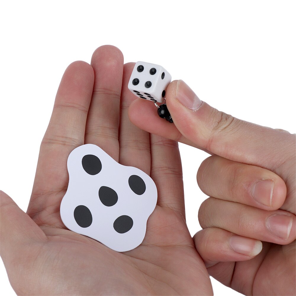1 PC Unglaublich schlagen Unten Würfel Magie Trick Spielzeug Erstaunliche Neuheit Spielen Flache Würfel Magie Requisiten für Erwachsene Teenager