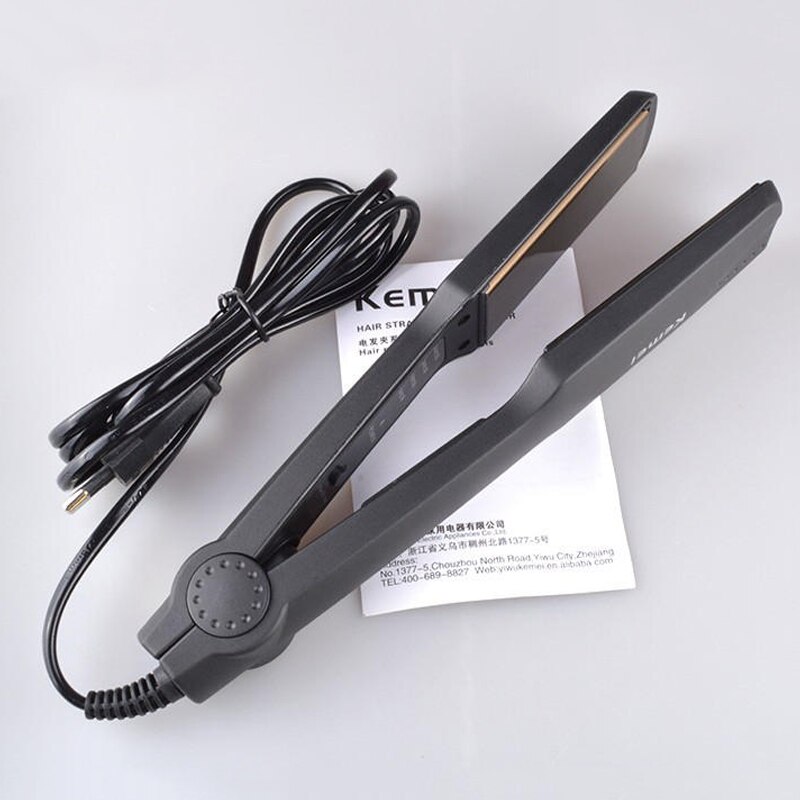 Kemei km-329 Hair Straightener Styling Tools Hair Straightening Iron Clip Hair Curling Boards Curling Flat