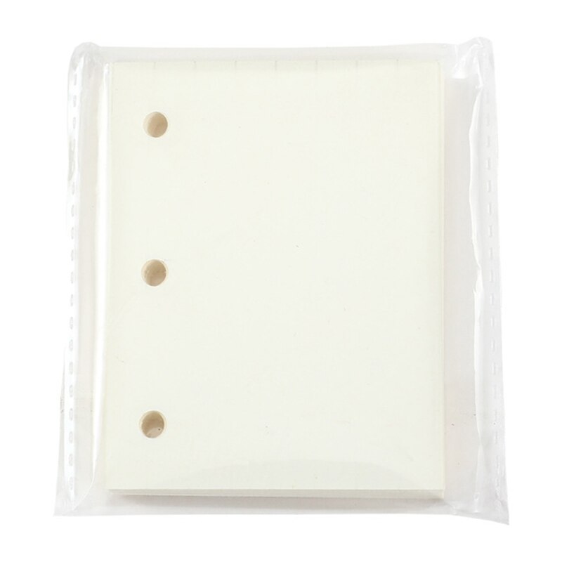 Creatieve Leuke Transparante 3 Ring Mini Losbladige Hand Boek Student Draagbare Notebook Bindmiddel Kawaii Schoolbenodigdheden: H09