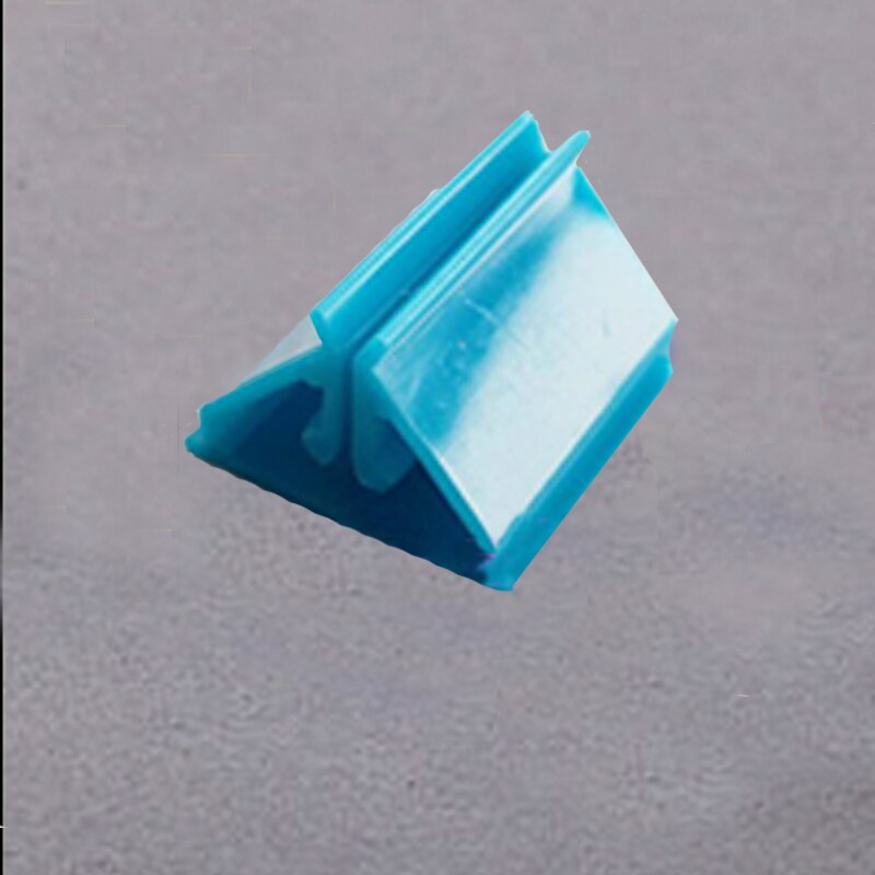 50pcs 10 Colors Plastic Card Base Stand for Paper Card Board Games Children Cards Stand Game Accessories: Lake blue