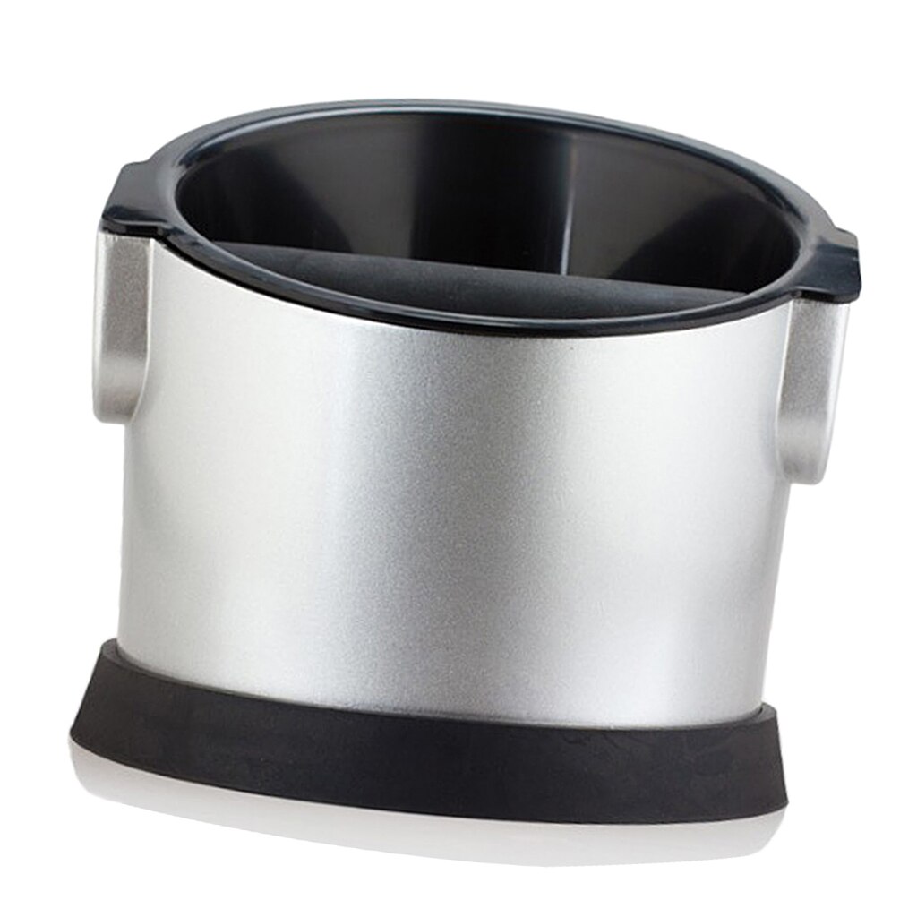 COFFEE KNOCK BOX Bin Espresso Grinds Tamper Waste Tamp Tube Grind