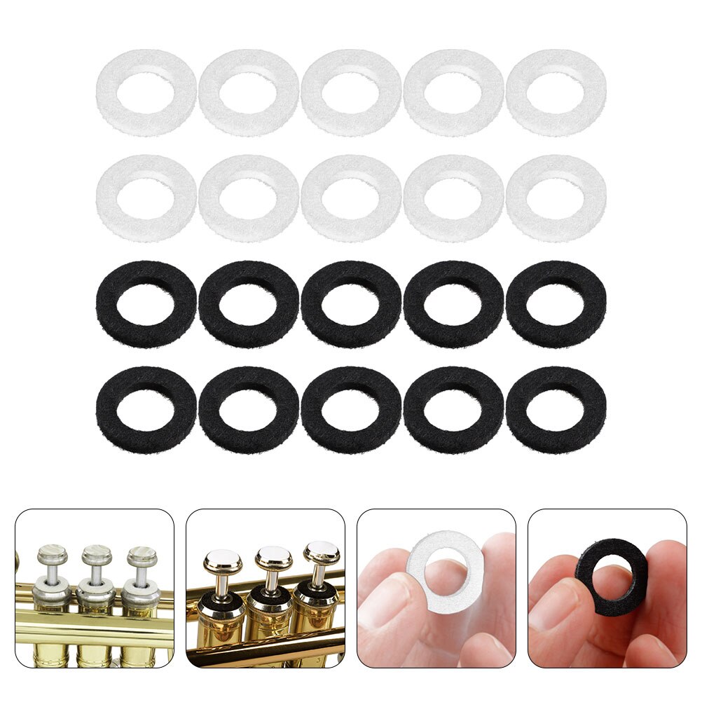 20 piezas-llave de instrumento musical de viento, accesorio sencillo y fiable, almohadilla de instrumento musical de viento