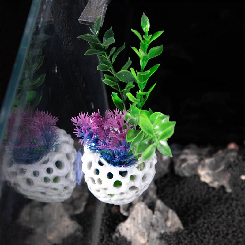 Aquarium Grot Garnalen Verbergen voor Aquarium Aquarium Verbergen Grot Poreuze Stabiele Aquarium Schuilplaatsen Grot Garnalen Onderdak Aquatic Decor