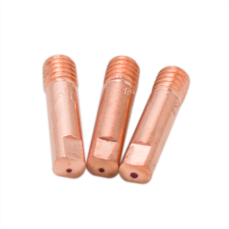 10 st / set mb -15ak m6*25mm mig / mag svetsbrännare kontaktmunstycke gasmunstycke 0.8mm 1mm 1.2mm