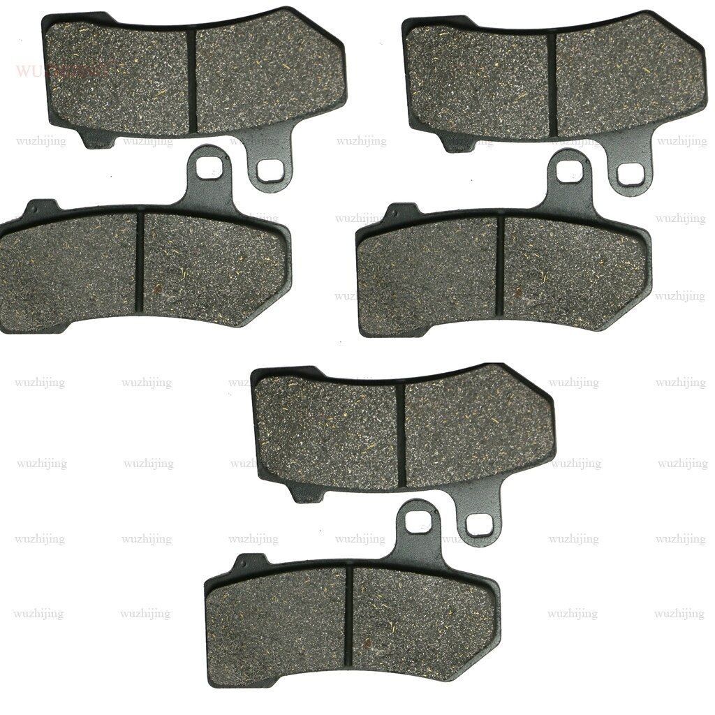 Voor Harley Flhx 1745 Street Glide Remblokken Set Voor Achter 17: RESIN SET