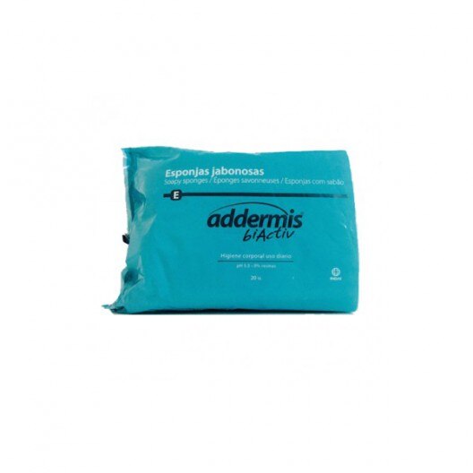 Addermis Biactiv Zeepachtige Spons 20 Pcs